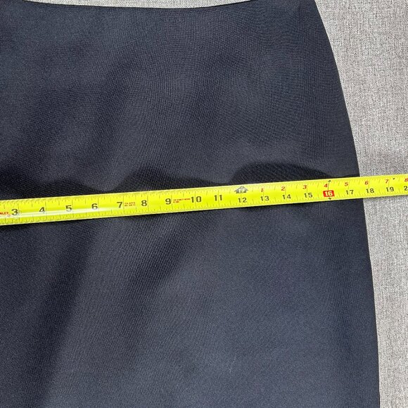 VTG Tracy Evans Maxi Pencil Skirt Women's 9 Black Business Office Side Slit USA - Picture 13 of 15